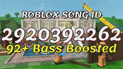 92 Bass Boosted Roblox Song IDs Codes YouTube
