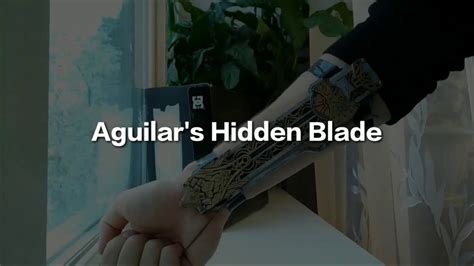 Hidden Blade Assassin S Creed Movie Aguilars Hidden Blade YouTube