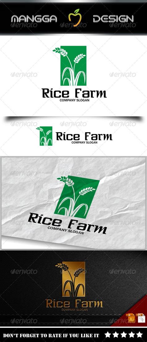 Rice Logo Logo Packaging Design Logo Design Template Logo Rice