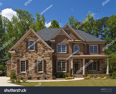 Model Luxury Home Exterior Front View Stock Photo Edit Now 31510375