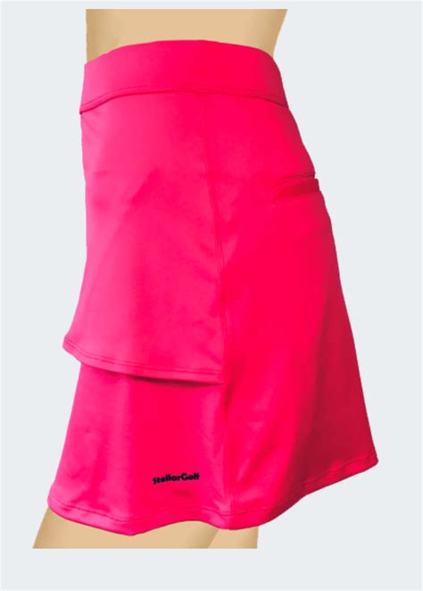 Stellargolf Womens Hot Pink Golf Skirt Stellargolf