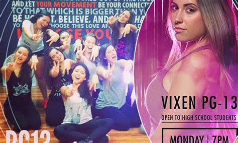 Vixen Workout Given A Pg 13 Makeover For High School Students Daily
