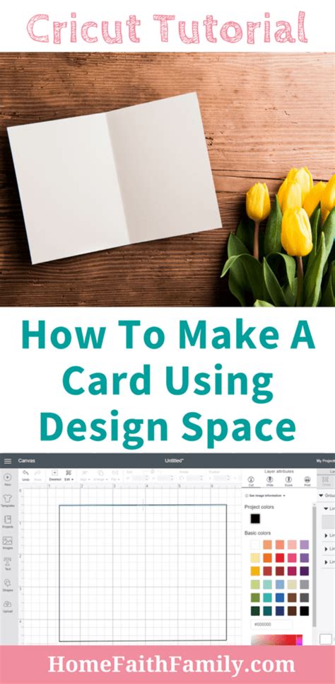 It's easier than you think to use any image and write inside the card too! Cricut Tutorial How To Make A Card Using Design Space