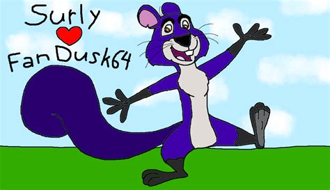 Surly Squirrel Gift For Fandusk By The Acorn Bunch On Deviantart