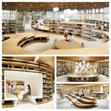 Public Libraries River Inspired Japanese Library Becomes A Favorite
