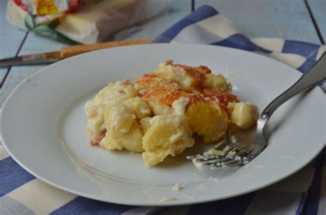 Gratin de gnocchis aux trois fromages mozzarella chèvre et comté