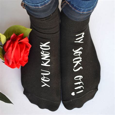 Now 20+ years and a service industry revolution later, it's taken as gospel that superior service leads to higher profits and faster growth. you knock my socks off slogan socks by solesmith ...