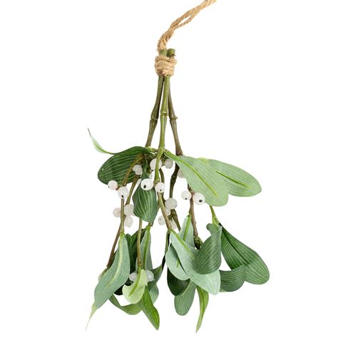 Hanging Artificial Mistletoe Holiday Florals Christmas And Winter