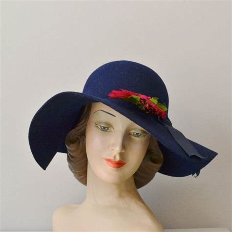 Darlingwood Hat Vintage 70s Felted Wool Hat Wide Brim 70s Etsy Hats