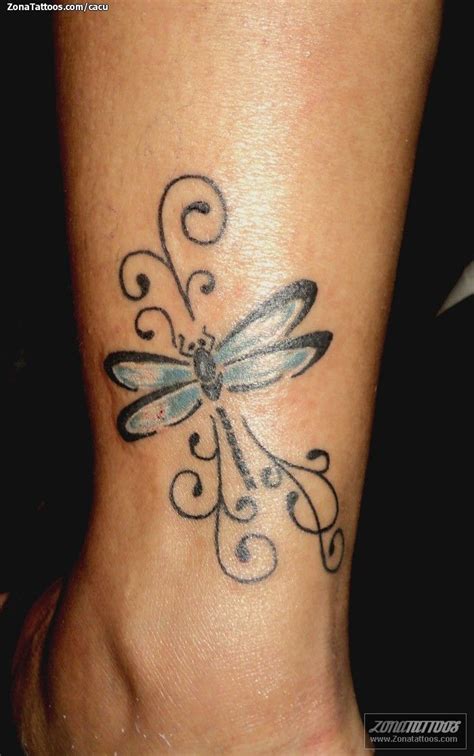 Lower Leg Tattoo Ideas Dragonfly Tattoo On Lower Leg