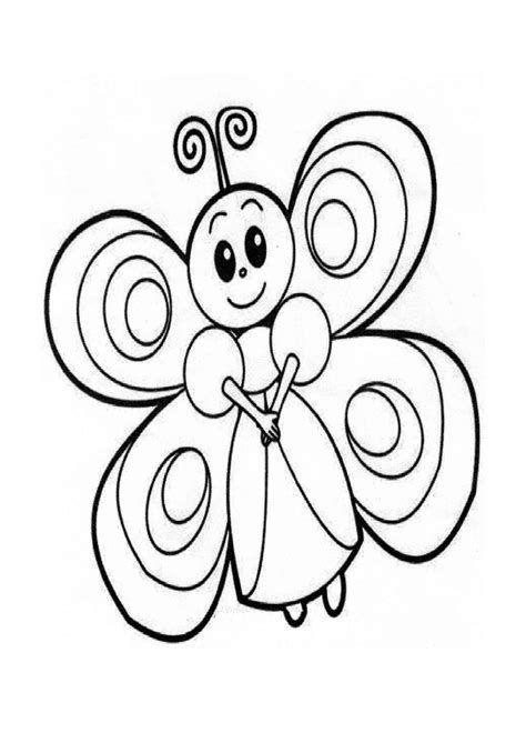 Large Butterfly Coloring Page Coloring Pages