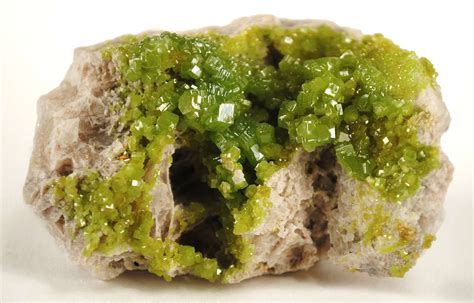Lustrous Grass Green Pyromorphite Irocks Fine Minerals