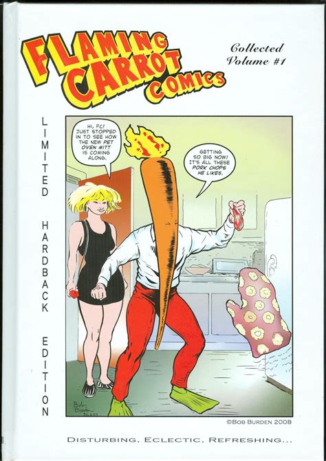 flaming carrot comics collected volume 1 hardcover hc limited 850 signed and numbered bob burden