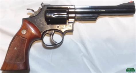 Smithandwesson Model 19 4 357 Magnum Double Action Revolver 6 Barrel