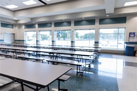 Empty School Cafeteria Stock Photo Download Image Now Istock