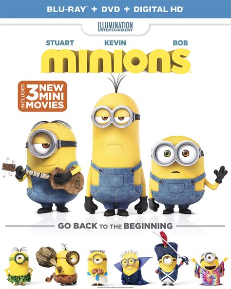 Minions Includes Digital Copy Blu Raydvd 2 Discs 2015 Best Buy
