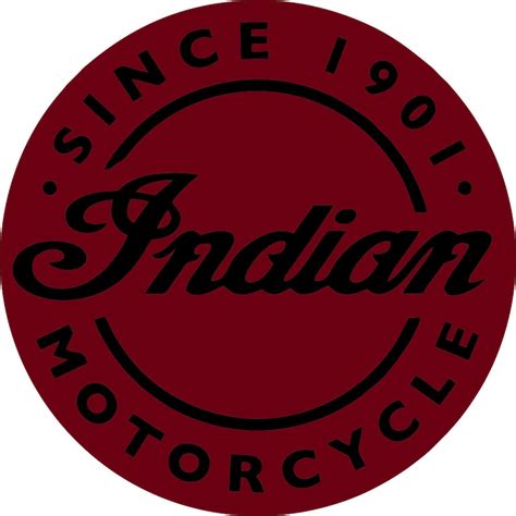 Indian Motorcycle Logo Round Svg Etsy