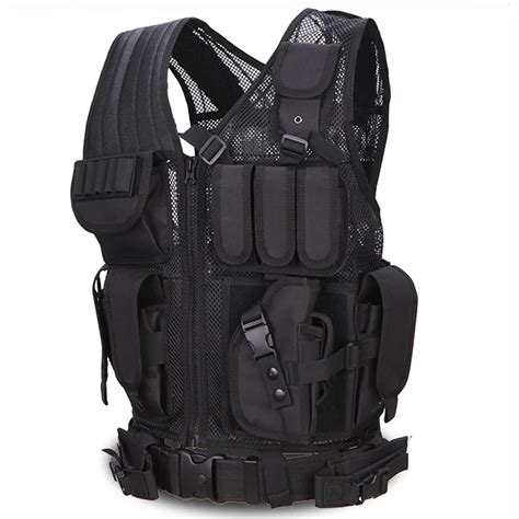 Buy Hunting Tactical Black Police Vest Military Army