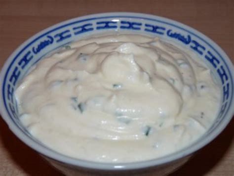 Dip Knoblauchcreme Rezept mit Bild