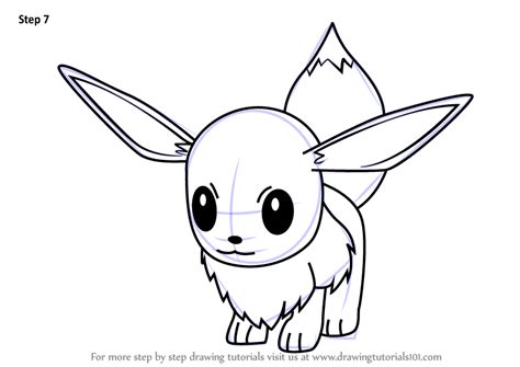 Learn How To Draw Eevee From Pokemon Go Pokemon Go Step By Step