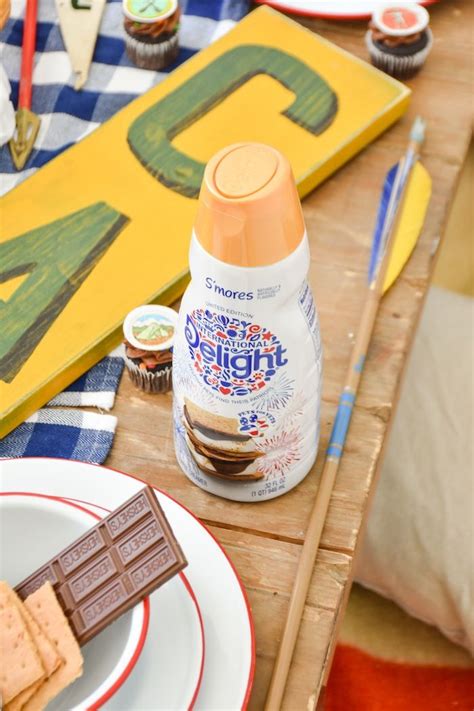 Summer Camp Party With International Delight Smores Creamer By Karas