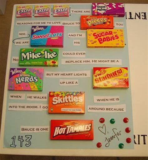 Ferns n petals can easily provide a wide range of amazing gift ideas for any special festival or event. Candy Bar Poster Ideas with Clever Sayings - Hative ...