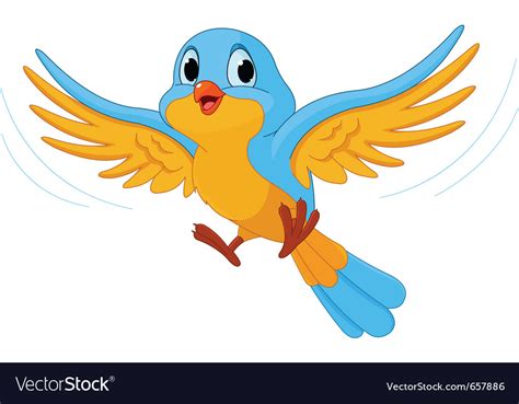 Download Flying bird Royalty Free Vector Image - VectorStock