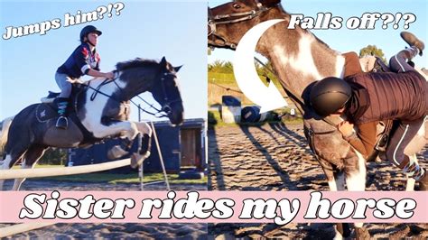 Sister Rides My Horse Fails And Fun Youtube