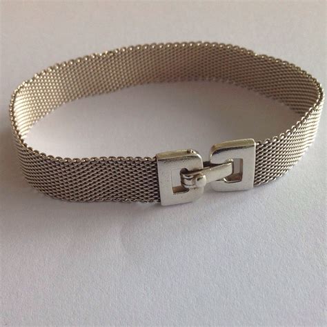Stunning Vintage Tiffany And Co Silver Mesh Bracelet A Must