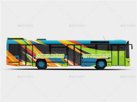 Download City Bus Mockup Psd Free : Newest Object Mockups On Yellow ...