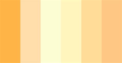 Pastel Orange With Cream Color Scheme Cream