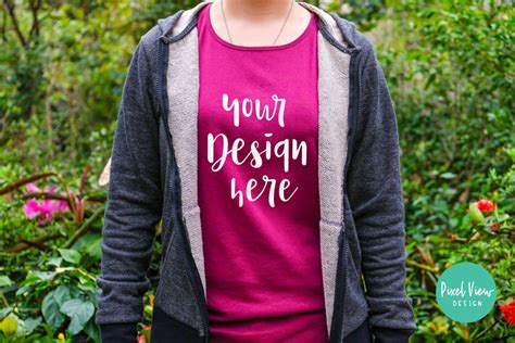 Download Women's T-shirt Mockup, Mockup Shirt Graphic by Pixel View ...