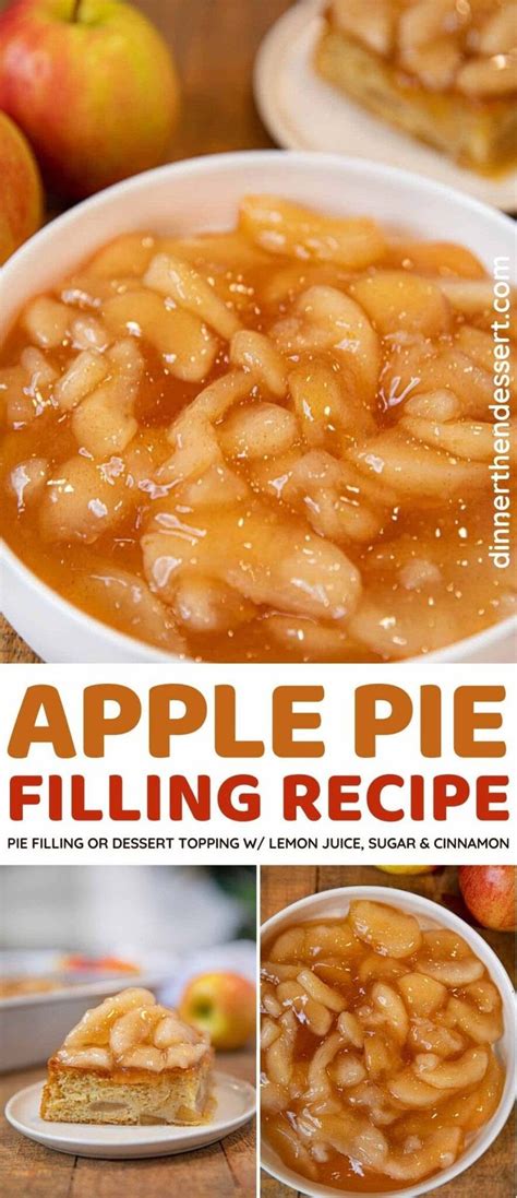Apple Pie Filling Recipe Canning Directions Included Dinner Then Dessert