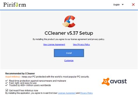 Avast Bundles Ccleaner With Avast Free Antivirus Ghacks Tech News
