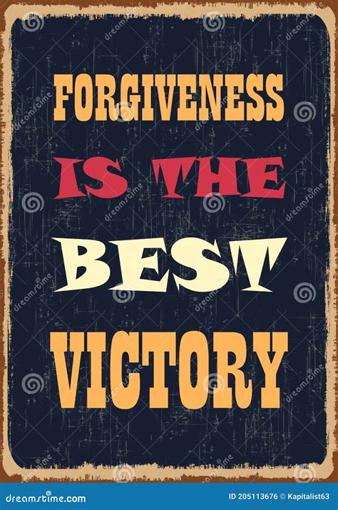Forgiveness Is The Best Revenge Lettering Typography Poster