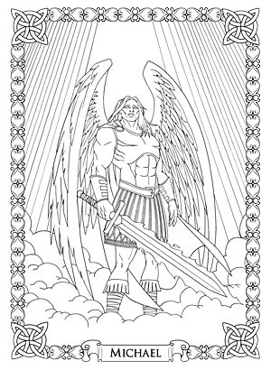 Find a selection of angel pictures and images here. Archangel coloring, Download Archangel coloring for free 2019