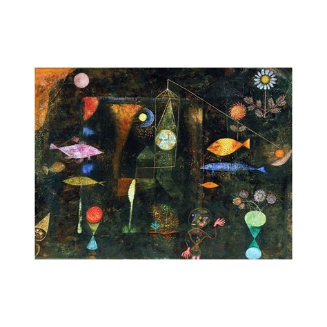This very special puzzle was designed by seattle artist maria berg to have a bubbly feel with. Fish Magic - Paul Klee - Touch of Modern