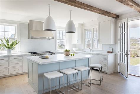 Contemporary kitchen with food ingredients on countertop. 25 Dream Kitchens in Wood and White: Refined, Cozy and ...