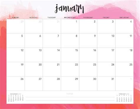 Free 2020 Printable Calendars 51 Designs To Choose From
