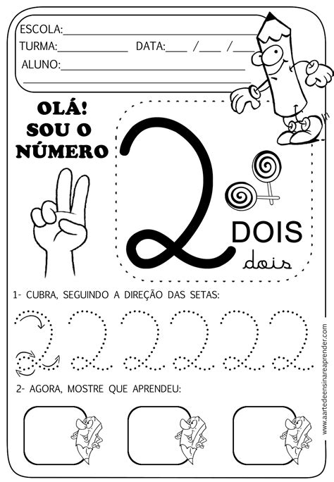 Atividade Numerais 2 Ano