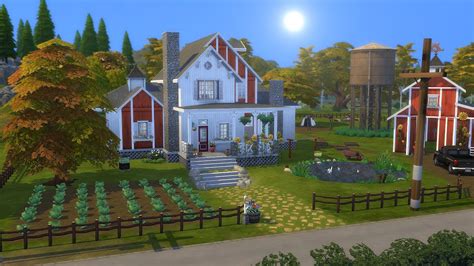 Adorable Farmhouse The Sims 4 Speed Build Youtube