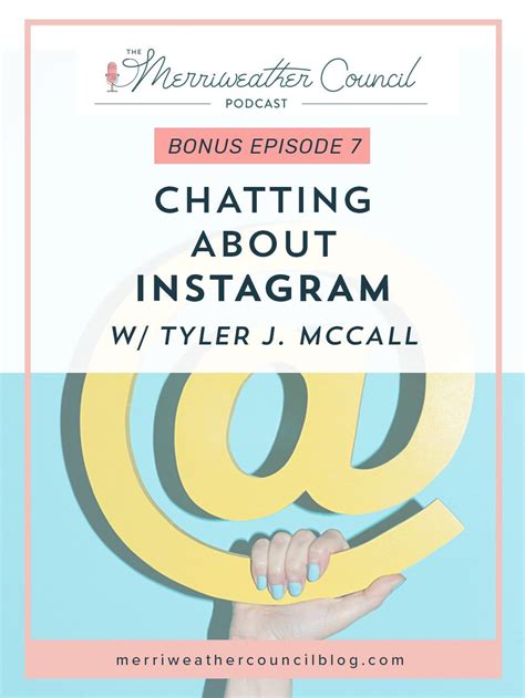 Instagram For Business With Tyler J Mccall The Merriweather Council