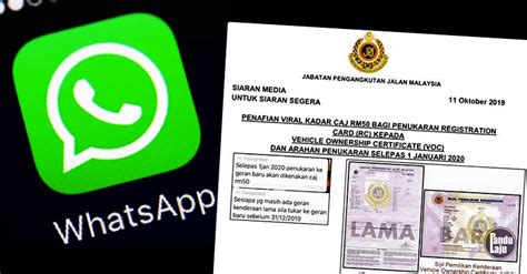Maybe you would like to learn more about one of these? JPJ: Tak Benar Tukar Geran kepada VOC Kena Bayar RM50!
