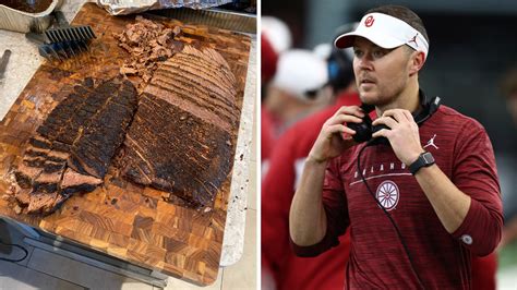Oklahomas Lincoln Riley Mocked On Twitter For Dry Brisket Photo