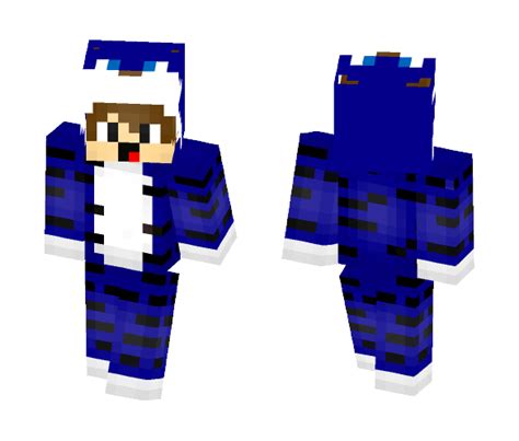 Download The Blue Tiger Boy Minecraft Skin For Free Superminecraftskins