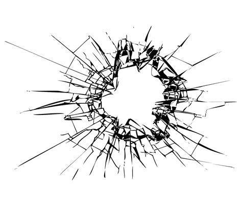broken and cracked glass shattered glass digital download etsy