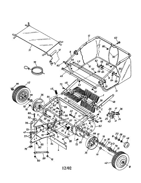Agrifab Lawn Sweeper Parts Diagram