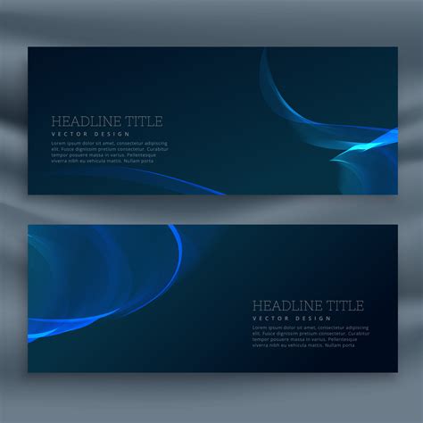 Blue Dark Banner Template Download Free Vector Art Stock Graphics
