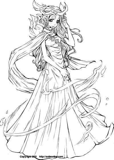 Anime is japanese animation, and what we present here are anime coloring pages. Coloring Page: KiwiRose by SoliaArtTeam on DeviantArt