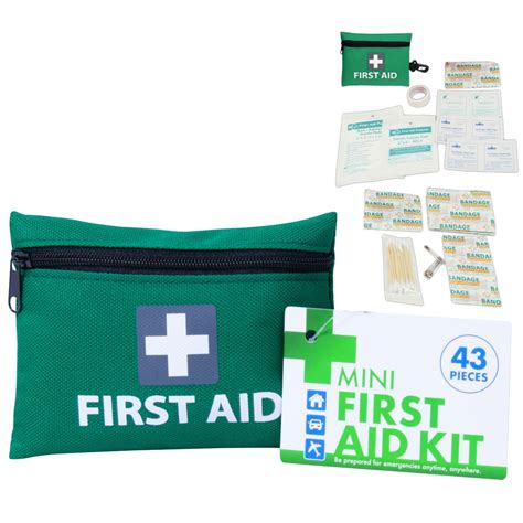 10xfirst Aid Kit 5 Travel 5 Mini Emergency Medical Bulk Emergency 675pcs